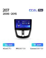 Штатная автомагнитола на Android TEYES CC2L Plus для Peugeot 207 2006-2015 2/32gb