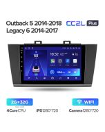 Штатная автомагнитола на Android TEYES CC2L Plus для Subaru Outback 5 2014-2018, Legacy 6 2014-2017 2/32gb