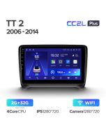 Штатная автомагнитола на Android TEYES CC2L Plus для Audi TT 2 8J 2006-2014 2/32gb