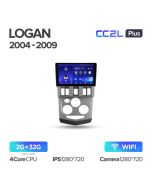 Штатная автомагнитола на Android TEYES CC2L Plus для Renault Logan 1 2004-2009 2/32gb