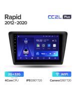 Штатная автомагнитола на Android TEYES CC2L Plus для Skoda Rapid NH3 NH1 2012-2020 2/32gb
