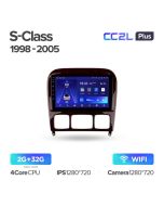 Штатная автомагнитола на Android TEYES CC2L Plus для Mercedes-Benz S-Class W220 1998-2005 2/32gb