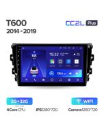 Штатная автомагнитола на Android TEYES CC2L Plus для Zotye T600 2014-2019 2/32gb