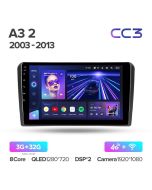 Штатная автомагнитола на Android TEYES CC3 для Audi A3 2 8P 2003-2013, S3 2 2006-2012, RS3 1 2011-2012 3/32gb