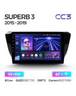 Штатная автомагнитола на Android TEYES CC3 для Skoda Superb 3 2015-2019 3/32gb