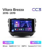 Штатная автомагнитола на Android TEYES CC3 для Suzuki Vitara Brezza 2016-2019 3/32gb