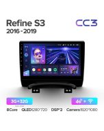 Штатная автомагнитола на Android TEYES CC3 для JAC Refine S3 2016-2019 3/32gb