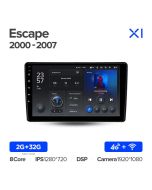 Штатная автомагнитола на Android TEYES X1 для Ford Escape 1 2000-2007 2/32gb