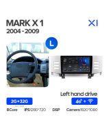 Штатная автомагнитола на Android TEYES X1 для Toyota Mark X X120 1 2004-2009 (Версия L) 2/32gb