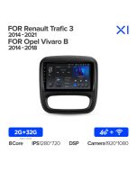Штатная автомагнитола на Android TEYES X1 для Renault Trafic 3 2014-2021 2/32gb