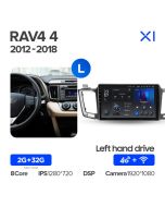 Штатная автомагнитола на Android TEYES X1 для Toyota RAV4 4 XA40 5 XA50 2012-2018 (Версия L) 2/32gb