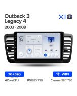 Штатная автомагнитола на Android TEYES X1 для Subaru Outback 3, Legacy 4 2003-2009 2/32gb