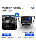 Штатная автомагнитола на Android TEYES X1 для Subaru Outback 4 BR, Legacy 5 2009-2014 (Версия L) 2/32gb