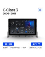 Штатная автомагнитола на Android TEYES X1 для Mercedes-Benz C-Class 3 W204 S204 2006-2011 2/32gb