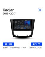 Штатная автомагнитола на Android TEYES X1 для Renault Kadjar 2015-2017 2/32gb