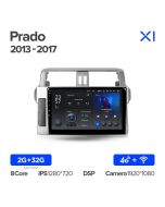 Штатная автомагнитола на Android TEYES X1 для Toyota Land Cruiser Prado 150 2013-2017 2/32gb