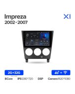 Штатная автомагнитола на Android TEYES X1 для Subaru Impreza GD GG 2002-2007 2/32gb