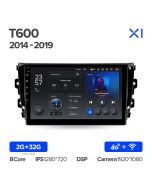 Штатная автомагнитола на Android TEYES X1 для Zotye T600 2014-2019 2/32gb