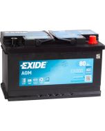 Аккумулятор EXIDE START-STOP AGM 80 R (80 А/Ч, 800 А)