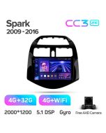 Штатная автомагнитола на Android TEYES CC3 2K для Chevrolet Spark M300 2009-2016 3/32gb