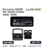 Штатная автомагнитола на Android TEYES LUX ONE для Lexus LS430 2000-2006 6/128gb