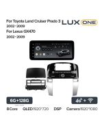 Штатная автомагнитола на Android TEYES LUX ONE для Lexus GX470 2002-2009 6/128gb