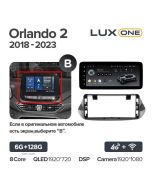 Штатная автомагнитола на Android TEYES LUX ONE для Chevrolet Orlando 2 2018-2023 (Версия B) 6/128gb