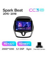 Штатная автомагнитола на Android TEYES CC3 2K для Chevrolet Spark Beat 2015-2018 3/32gb