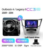 Штатная автомагнитола на Android TEYES CC3 2K для Subaru Outback 4 BR, Legacy 5 2009-2014 (Версия L) 3/32gb