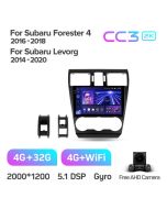 Штатная автомагнитола на Android TEYES CC3 2K для Subaru Forester 4 SJ 2016-2018, Levorg VM 2014-2020 3/32gb