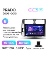 Штатная автомагнитола на Android TEYES CC3 2K для Toyota Land Cruiser Prado 150 2009-2013 (Версия B) 3/32gb