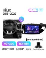 Штатная автомагнитола на Android TEYES CC3 2K для Toyota Hilux Pick Up AN120 2015-2020 (Версия L) 3/32gb