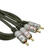 Межблочный кабель RCA NONAME 2RCA 5МЕТРОВ ЗЕЛЁНЫЙ