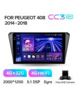 Штатная автомагнитола на Android TEYES CC3 2K для Peugeot 408 2014-2018 3/32gb